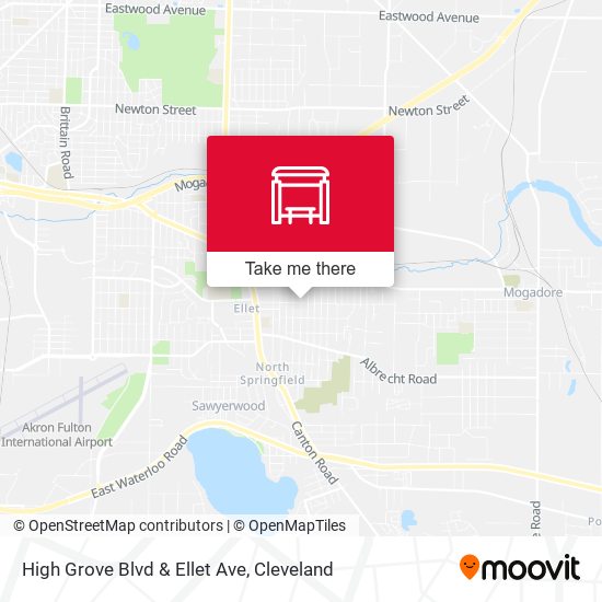 High Grove Blvd & Ellet Ave map