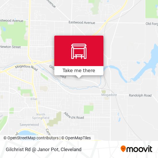 Mapa de Gilchrist Rd @ Janor Pot