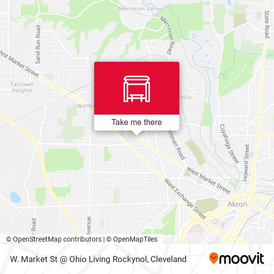 W. Market St @ Ohio Living Rockynol map