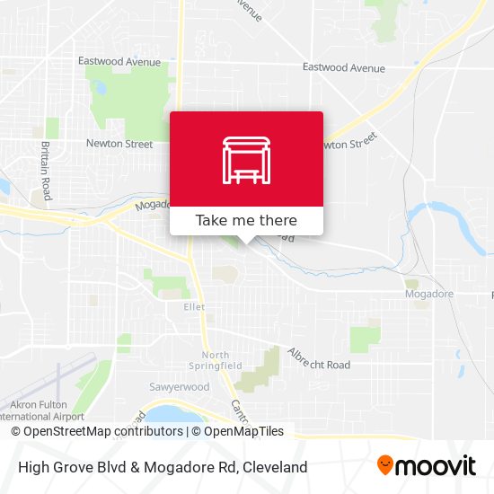 High Grove Blvd  & Mogadore Rd map