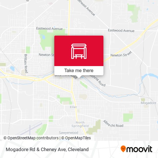 Mapa de Mogadore Rd & Cheney Ave
