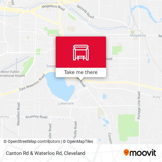 Canton Rd & Waterloo Rd map