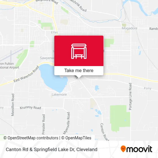 Canton Rd & Springfield Lake Dr map