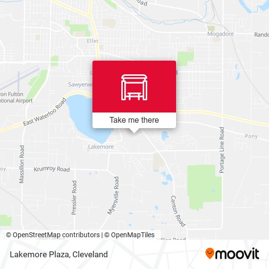 Lakemore Plaza map