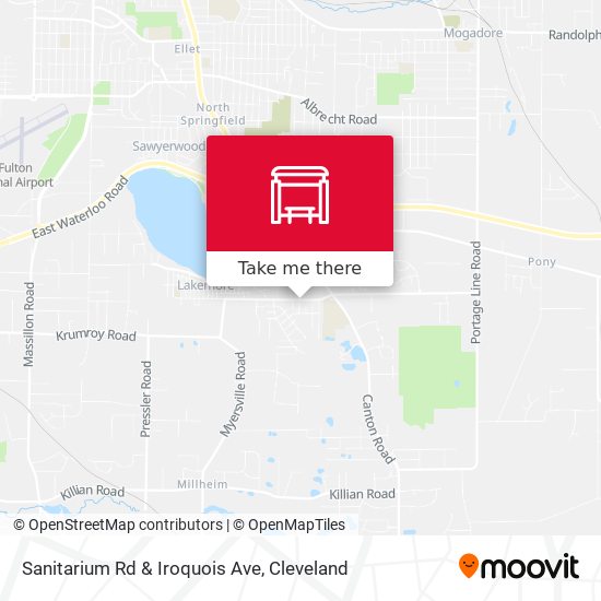 Mapa de Sanitarium Rd & Iroquois Ave
