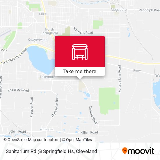 Mapa de Sanitarium Rd @ Springfield Hs