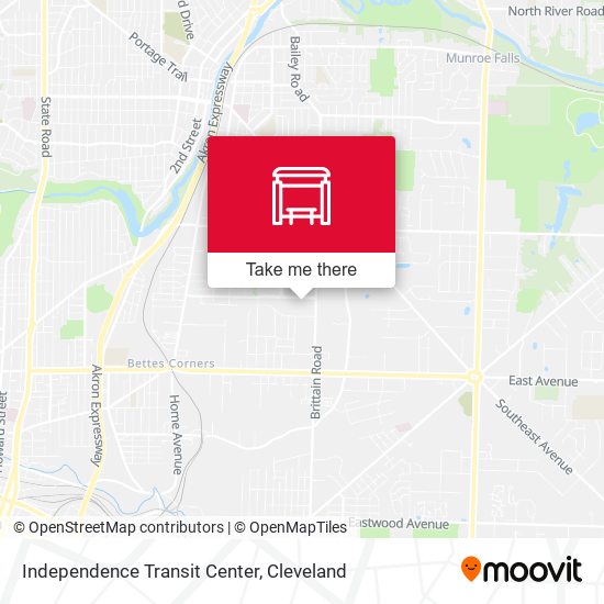 Mapa de Independence Transit Center