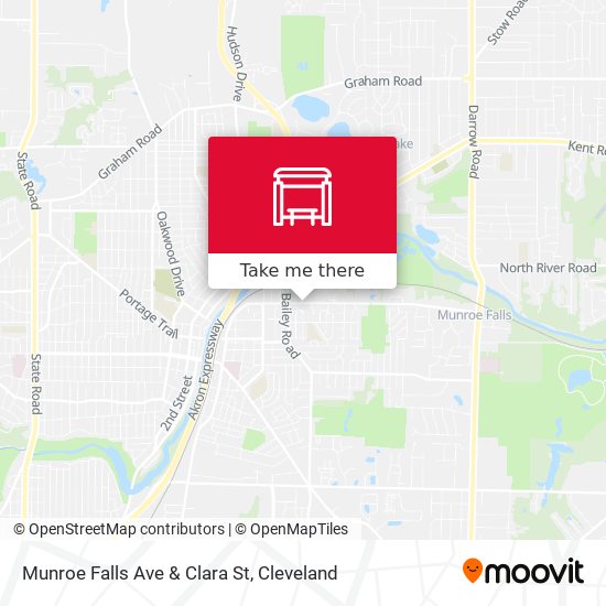 Mapa de Munroe Falls Ave & Clara St