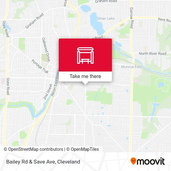 Mapa de Bailey Rd & Save Ave