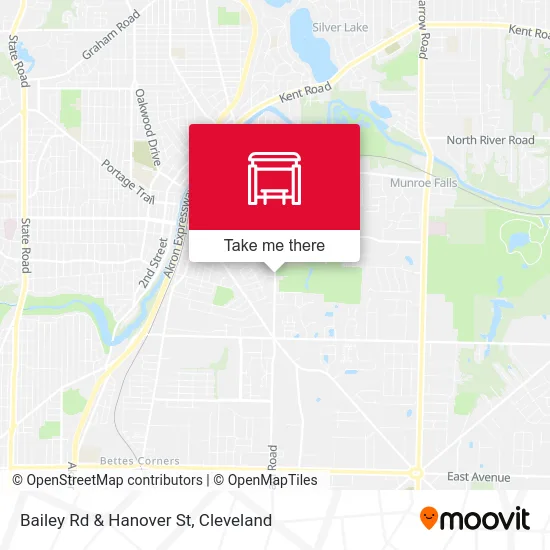 Bailey Rd & Hanover St map
