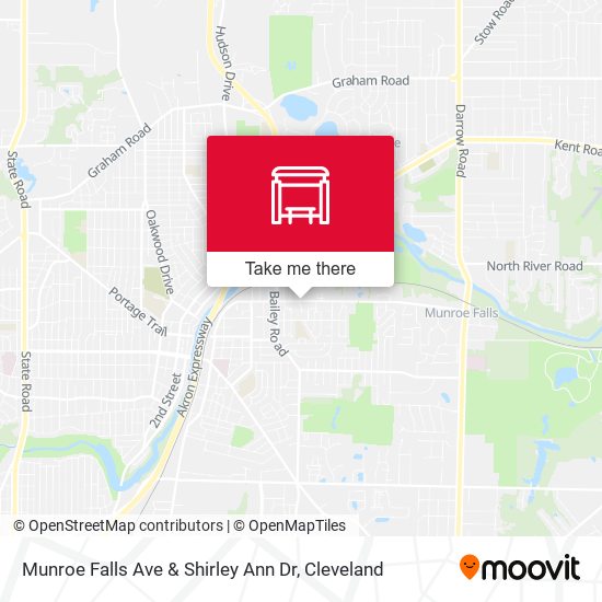 Munroe Falls Ave & Shirley Ann Dr map