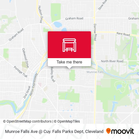 Mapa de Munroe Falls Ave @ Cuy. Falls Parks Dept