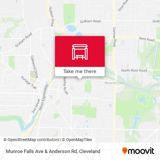 Mapa de Munroe Falls Ave & Anderson Rd