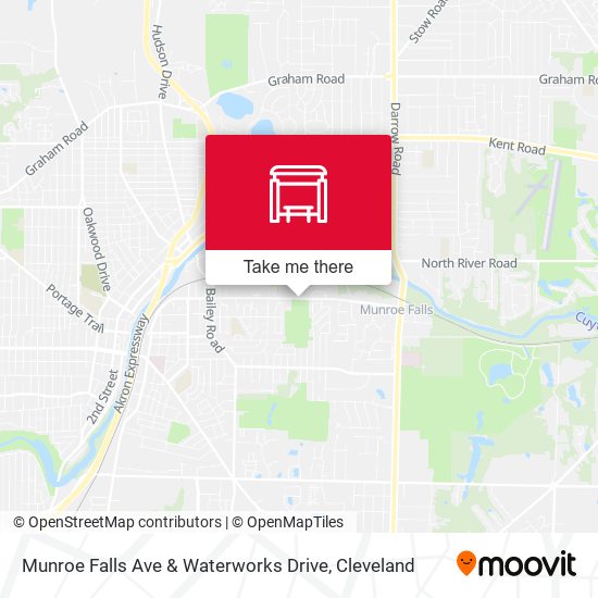 Mapa de Munroe Falls Ave & Waterworks Drive