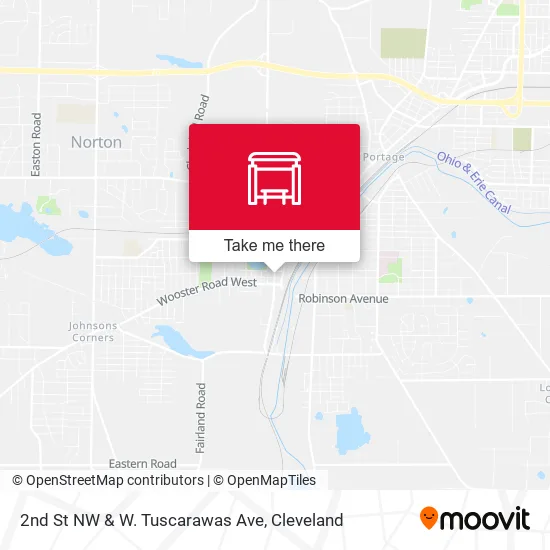 Mapa de 2nd St NW & W. Tuscarawas Ave