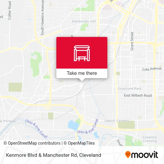 Mapa de Kenmore Blvd  & Manchester Rd