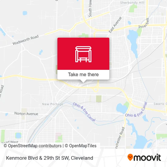 Kenmore Blvd & 29th St SW map
