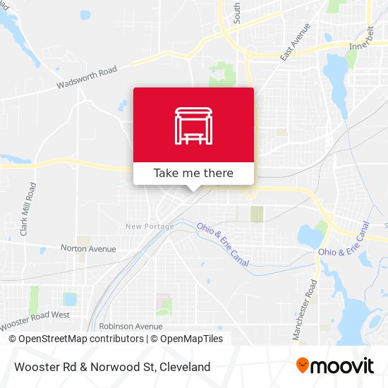 Wooster Rd & Norwood St map