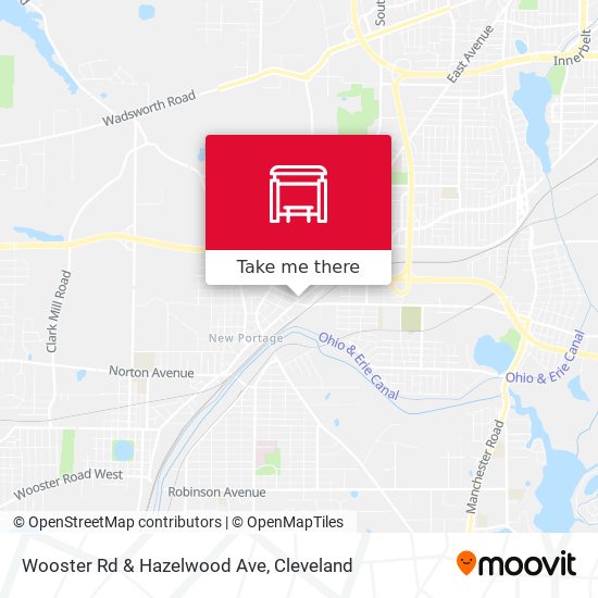Wooster Rd & Hazelwood Ave map