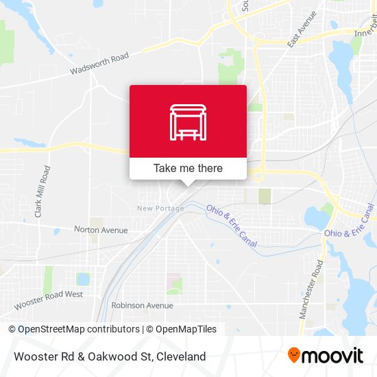 Wooster Rd & Oakwood St map