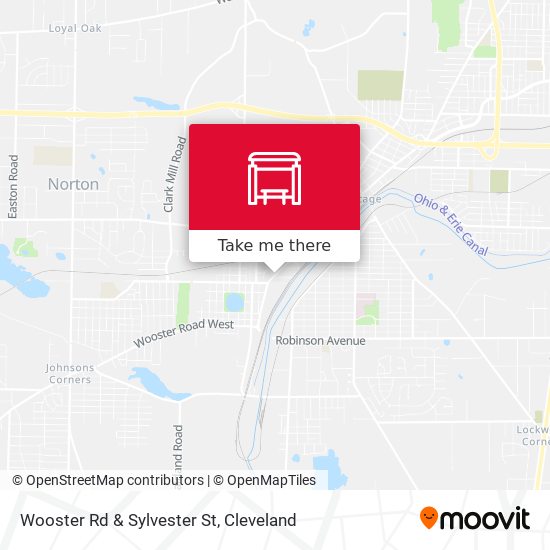 Wooster Rd & Sylvester St map