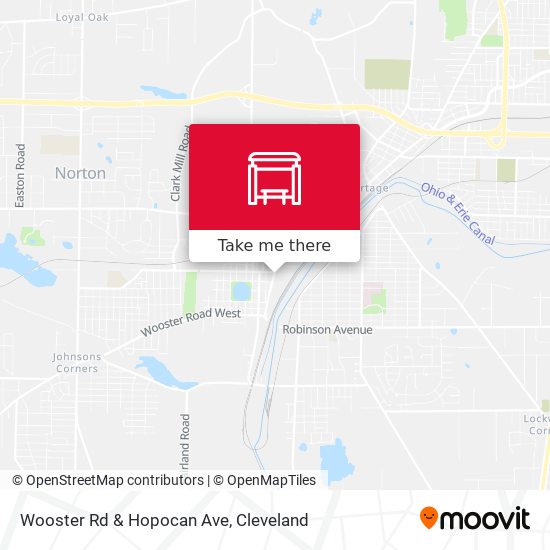 Wooster Rd & Hopocan Ave map