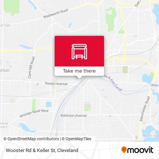 Wooster Rd & Keller St map