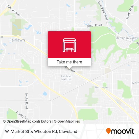 Mapa de W. Market St & Wheaton Rd