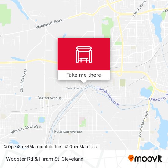 Mapa de Wooster Rd & Hiram St