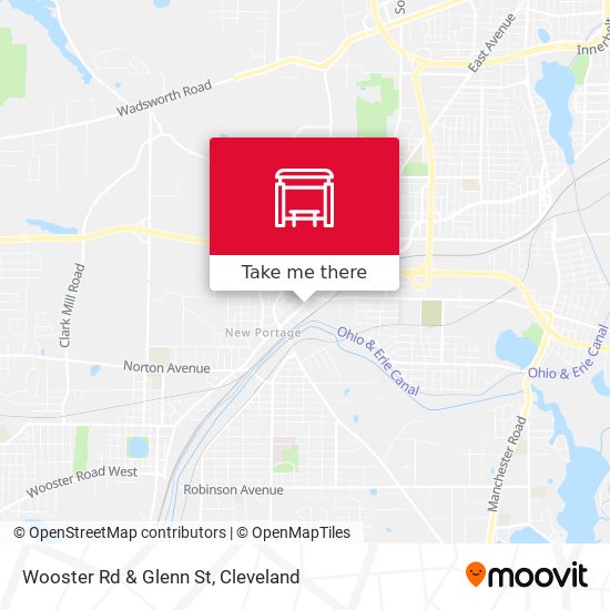 Wooster Rd & Glenn St map
