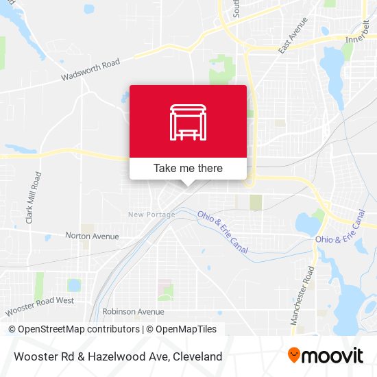 Wooster Rd & Hazelwood Ave map
