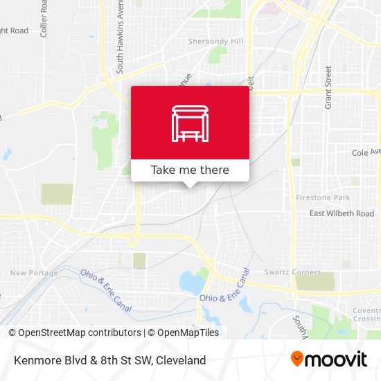 Kenmore Blvd & 8th St SW map