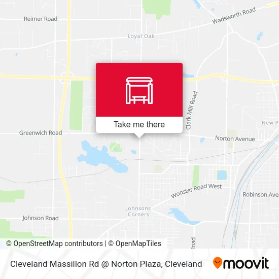 Cleveland Massillon Rd @ Norton Plaza map