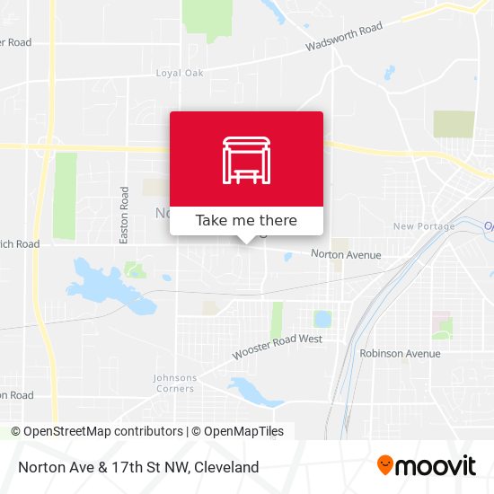 Norton Ave  & 17th St NW map