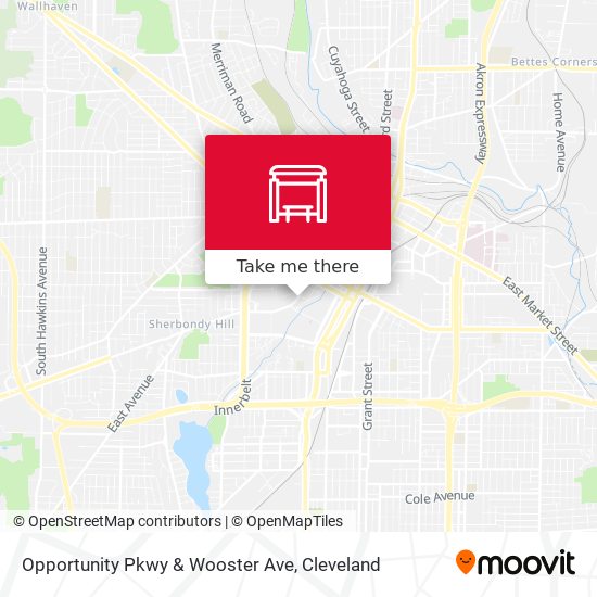 Mapa de Opportunity Pkwy & Wooster Ave