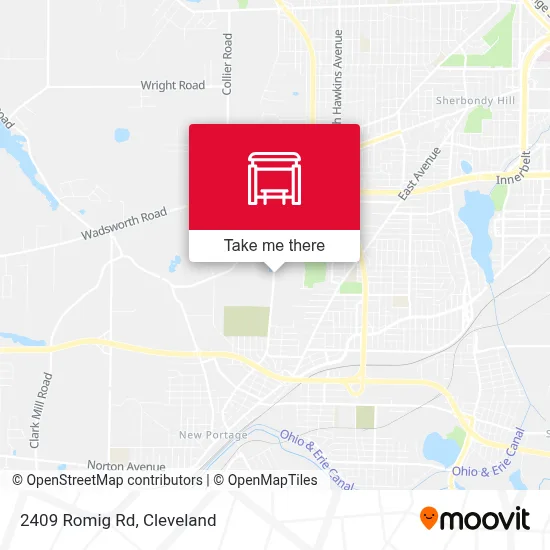 2409 Romig Rd map