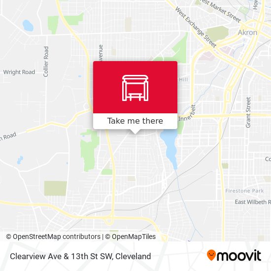 Clearview Ave & 13th St SW map