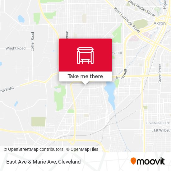 East Ave & Marie Ave map