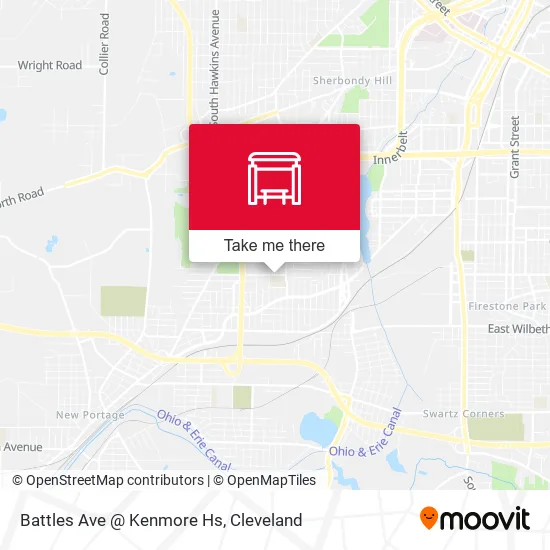 Battles Ave @ Kenmore Hs map