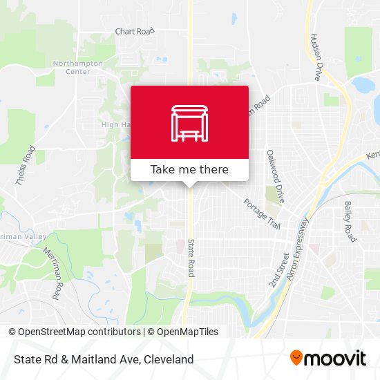 State Rd & Maitland Ave map