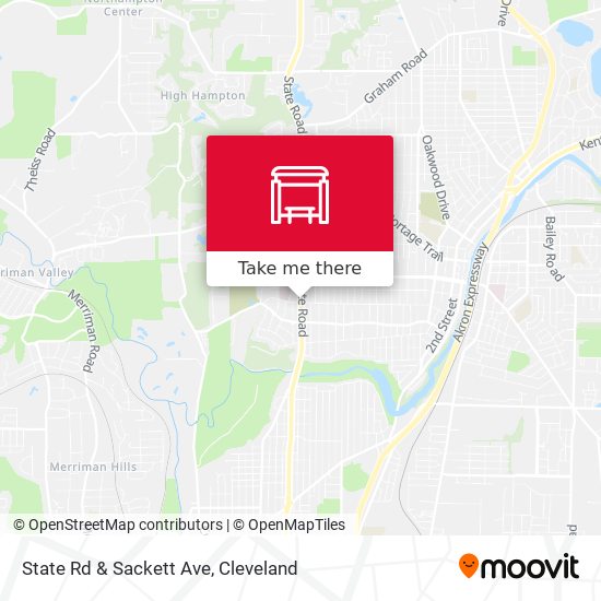 State Rd & Sackett Ave map