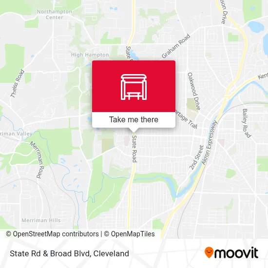 State Rd & Broad Blvd map