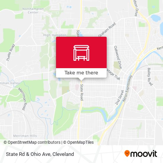 State Rd & Ohio Ave map