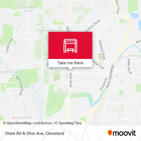 State Rd & Ohio Ave map