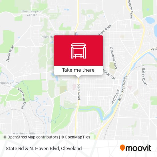 State Rd & N. Haven Blvd map