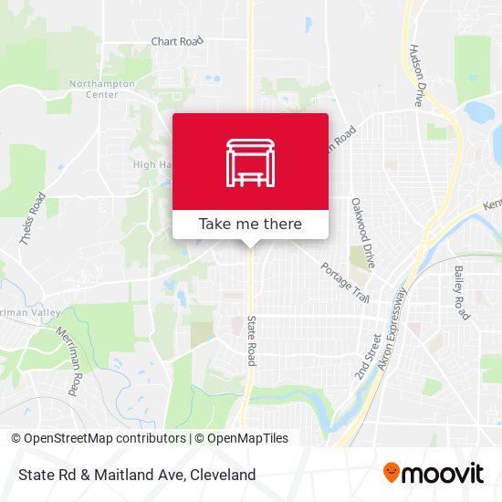 State Rd & Maitland Ave map