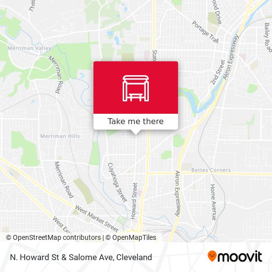 Mapa de N. Howard St & Salome Ave
