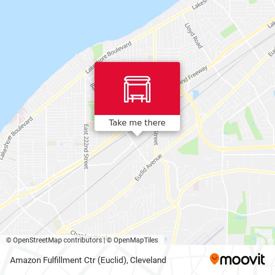 Mapa de Amazon Fulfillment Ctr (Euclid)