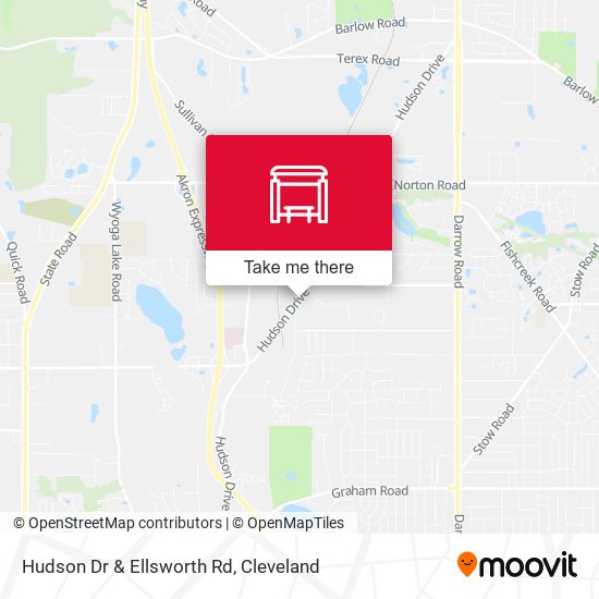 Hudson Dr & Ellsworth Rd map