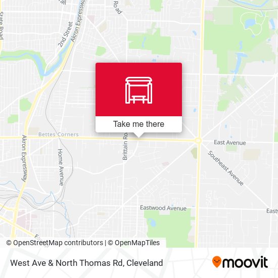 Mapa de West Ave & North Thomas Rd